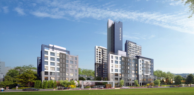▲ 아테라 메종 드 포레 투시도. ⓒ금호건설
