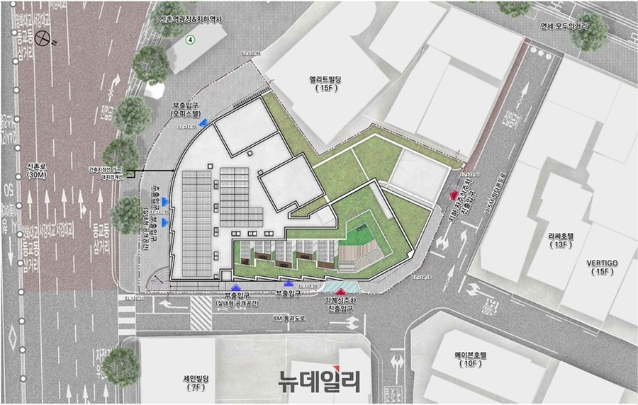 ▲ 신촌지역(서대문구)구역 제2-2지구 위치도 ⓒ서울시