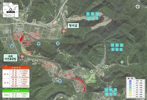 ▲ ‘운암2길지구 자연재해위험개선지구 정비사업’ 계획도. ⓒ청주시