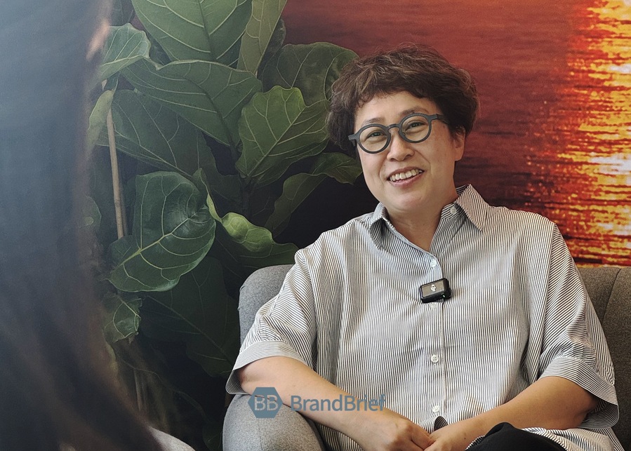 ▲ 김정아 이노션 부사장 겸 CCO. ©프랑스 칸 = 이준원 기자