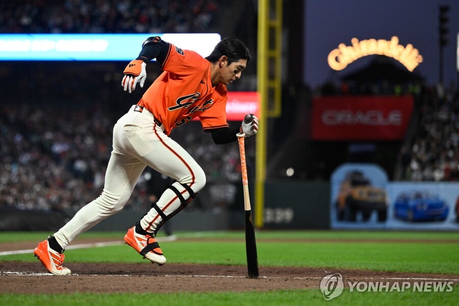 '5번 타자 출격' <b>이정후</b>, 3G 연속 <b>무안타 침묵</b> … 팀은 5-7 패배