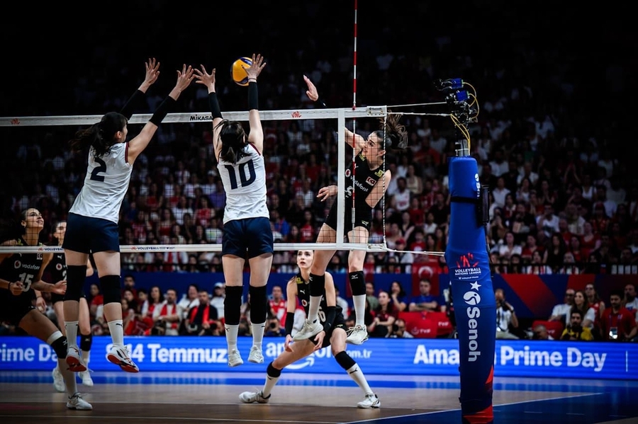 ▲ 한국 여자 배구대표팀이 세계 3위 튀르키예에게 0-3 완패를 당했다.ⓒFIVB 제공