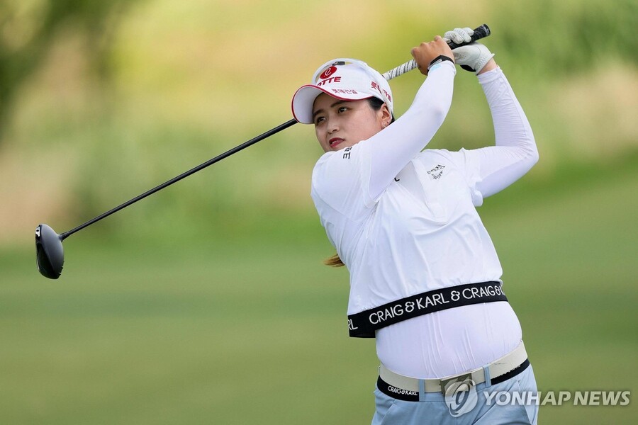 ▲ 최혜진이 KPMG 여자 PGA 챔피언십 3라운드에서 공동 3위로 뛰어 올랐다.ⓒ연합뉴스 제공