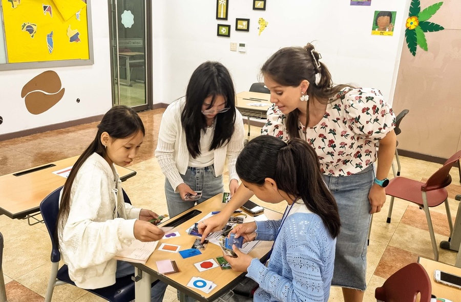 ▲ 영진전문대학교(총장 최재영)가 운영하는 대구경북영어마을(경북 칠곡군 지천면)에 몽골 학생들이 처음으로 방문했다.ⓒ영진전문대