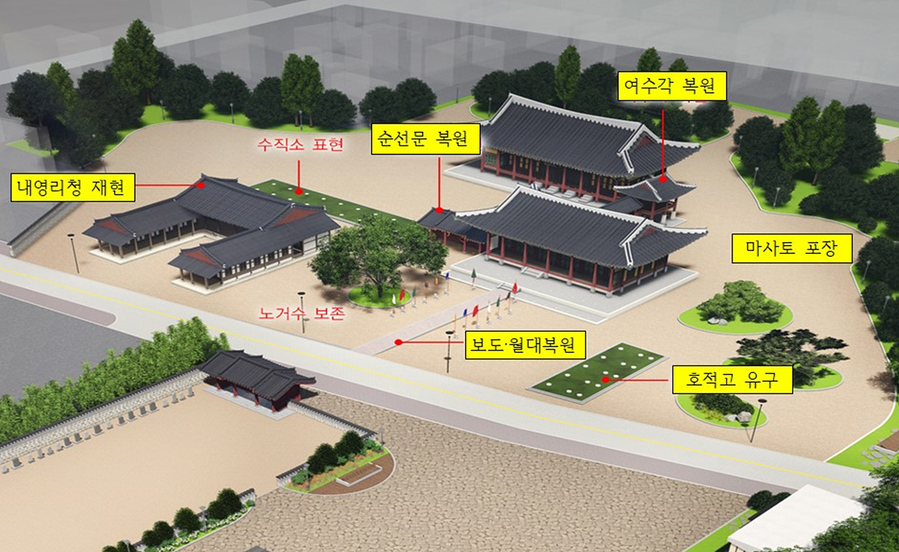 ▲ 경상감영 복원 조감도.ⓒ대구시