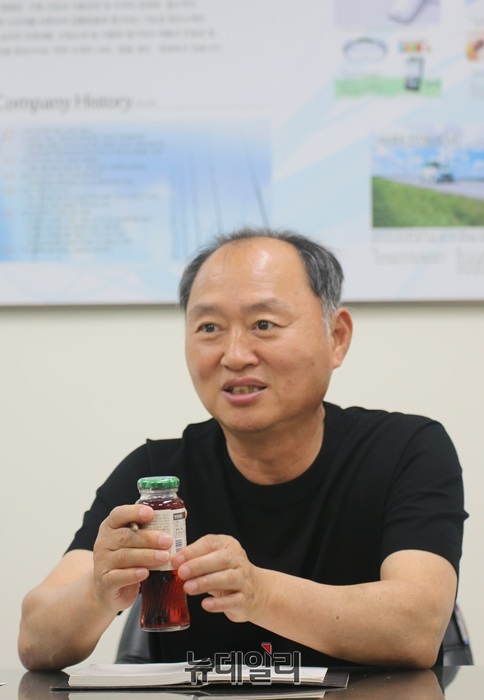 ▲ 이원민 대표이사는“앞으로도 2차 전지 및 친환경 소재 분야에서 세계 시장을 선도하는 기업으로 나아가겠다”고 밝혔다.ⓒ이길표 기자