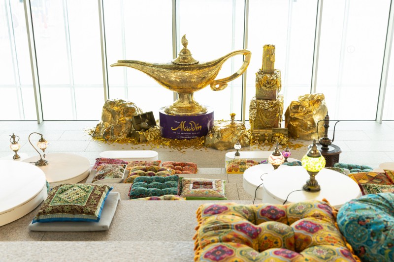 ▲ 뮤지컬 '알라딘' X 피아크 매직 램프 POP-UP존.ⓒ에스앤코