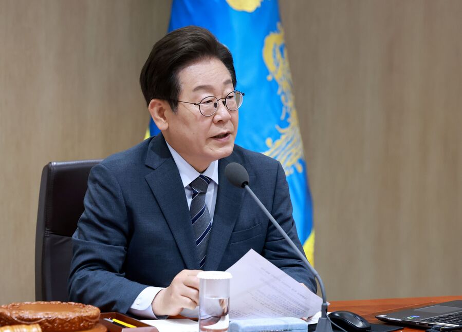 ▲ 이재명 대통령이 24일 서울 용산 대통령실 청사에서 열린 국무회의에서 발언하고 있다. ⓒ뉴시스