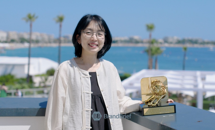 ▲ 문나리 이노션 CD. ©프랑스 칸 = 이준원 기자