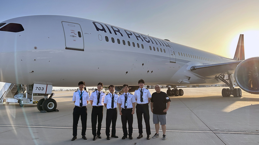 ▲ 에어프레미아가 8번째 항공기를 도입했다. ⓒ에어프레미아