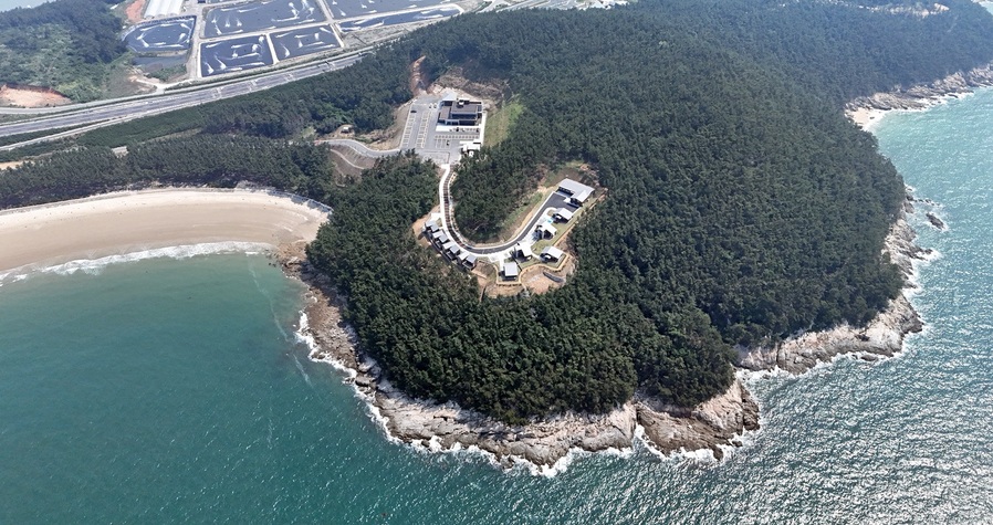 ▲ 충남도 산림자원연구소 보령사무소는 원산도 자연휴양림 2단계 숙박지구 조성했다.ⓒ충남도