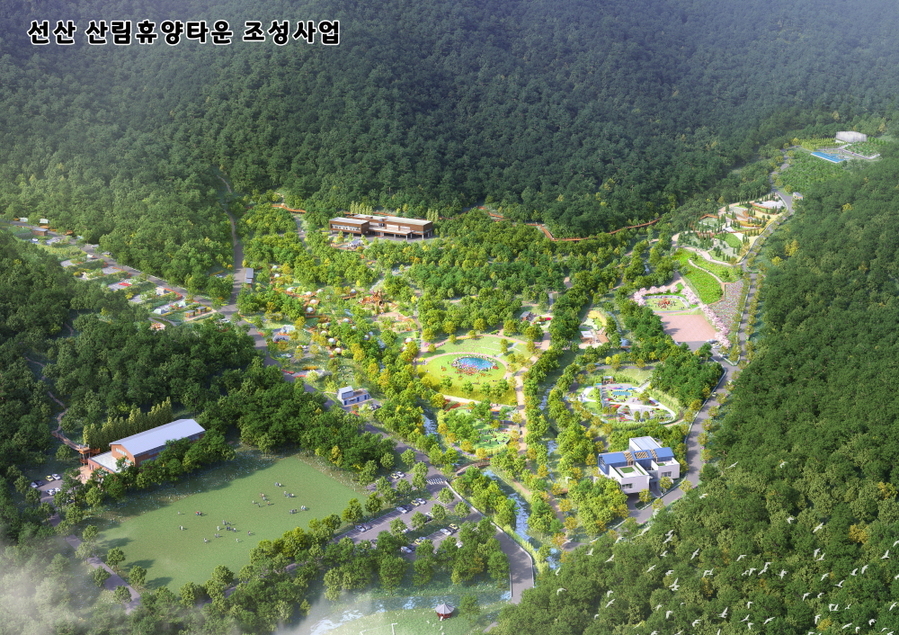 ▲ 선산 산림휴양타운 조감도ⓒ