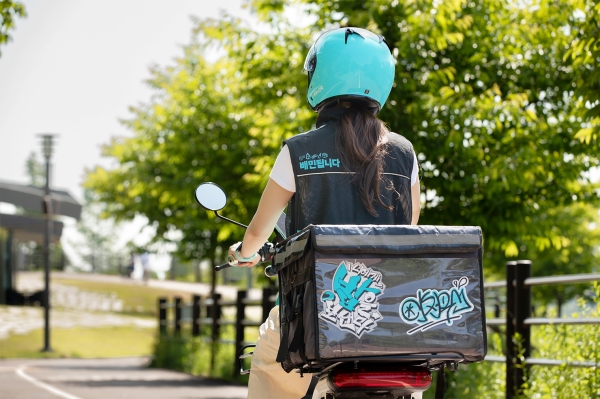 ▲ 배민커넥트 라이더ⓒ우아한청년들