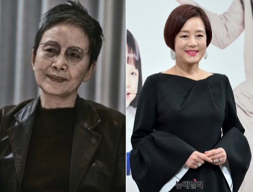 ▲ 연극연출가 한태숙과 배우 장미희.ⓒ경기아트센터·뉴데일리 DB