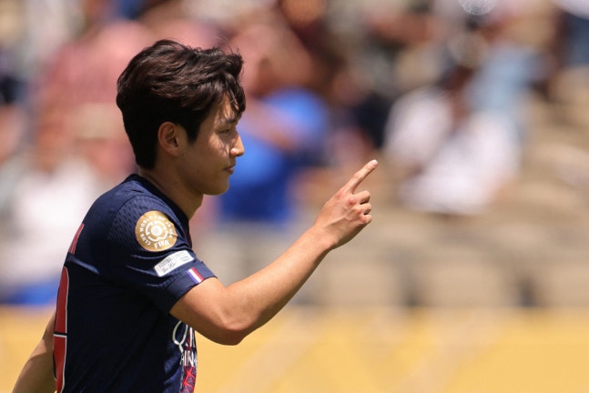 ▲ PSG 이강인이 클럽월드컵 16강 마미애미전에 교체 출전했고, 메시와 대결이 성사됐다.ⓒ연합뉴스 제공