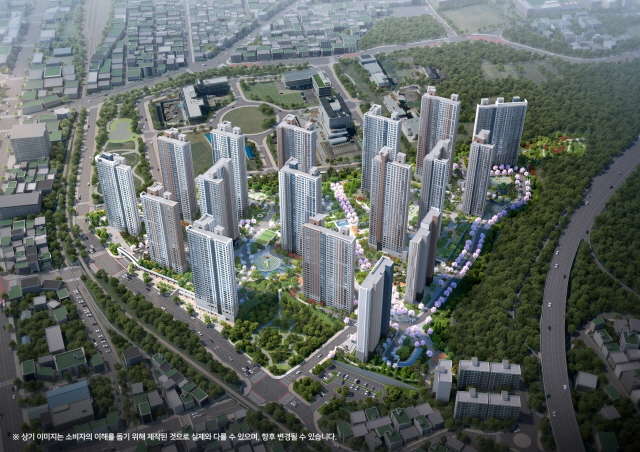 ▲ 창원 메가시티 자이&위브 조감도ⓒ두산건설