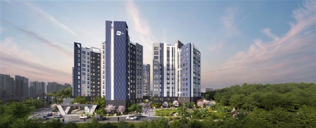 ▲ 고척동 산업인아파트 재건축정비사업 투시도.ⓒ두산건설