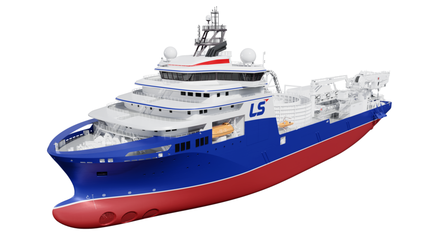 ▲ LS마린솔루션 신규 선박 조감도 ⓒLS마린솔루션