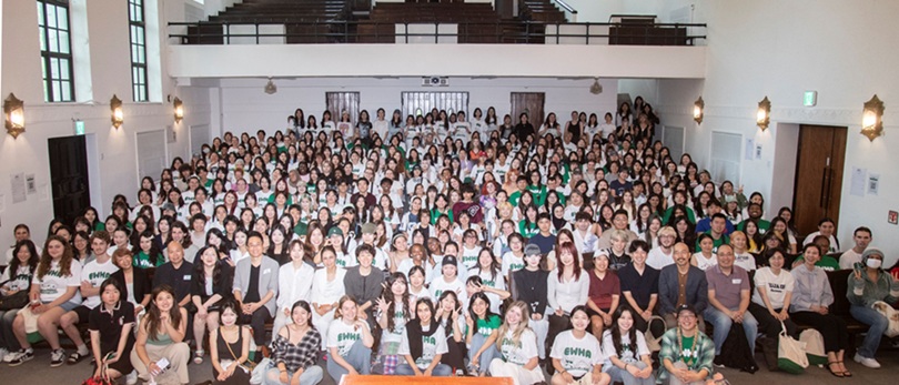 ▲ 이화여대 2025 국제하계대학 환영식 단체사진.ⓒ이화여대