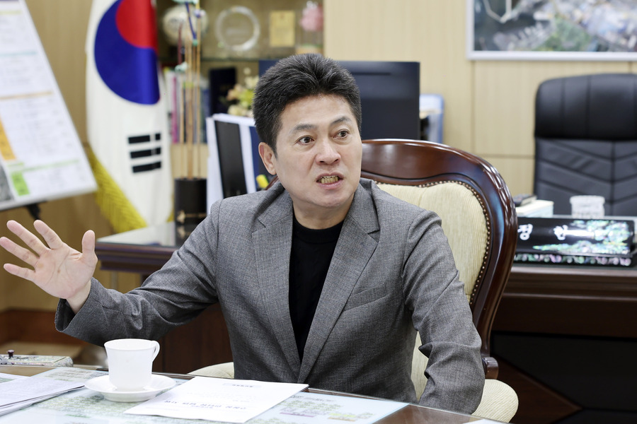 ▲ 김정헌 구청장은 