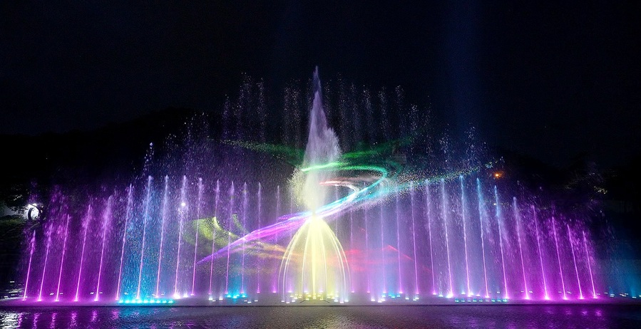 ▲ 괴산 자연울림 음악분수. ⓒ괴산군