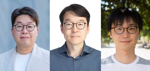 ▲ 왼쪽부터 이남윤 교수, 조철현 교수, 최영준 교수.ⓒ포스텍