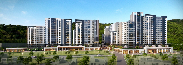 ▲ 동부건설이 수주한 석수역세권 모아타운 1, 2, 3구역 가로주택정비사업 투시도.ⓒ동부건설