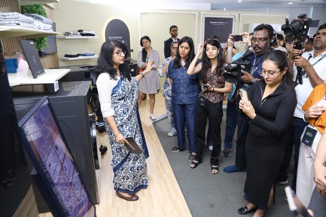 ▲ 지난달 25일(현지시간) 인도에서 열린 삼성전자의 테크 세미나.ⓒ삼성전자 인디아 뉴스룸