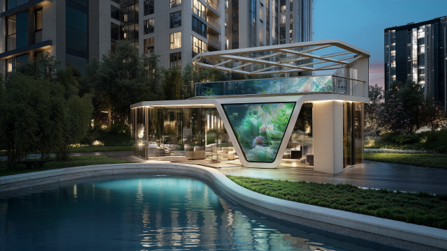 ▲ AI 미디어 파고라 개념도.ⓒ대우건설