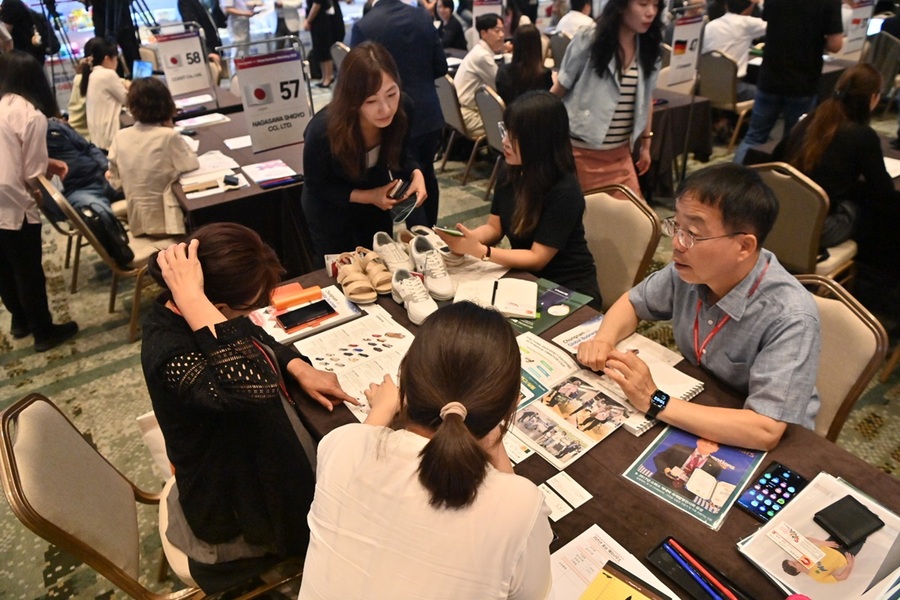 ▲ 수출상담 장면.ⓒ충남도