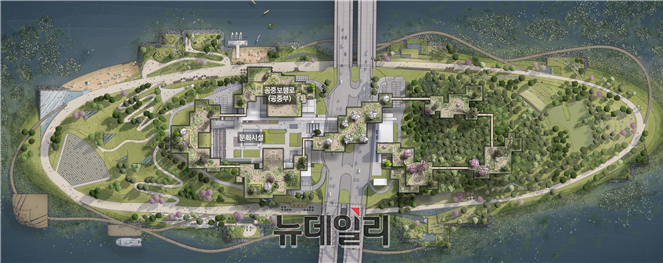 ▲ 노들 글로벌 예술섬 계획안 ⓒ서울시