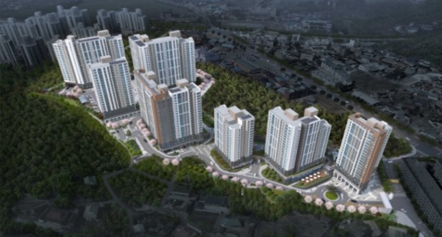 ▲ ‘규암지구 도시개발사업’으로 720세대 고층 아파트가 2027년 입주를 목표로 추진 중이다.ⓒ부여군