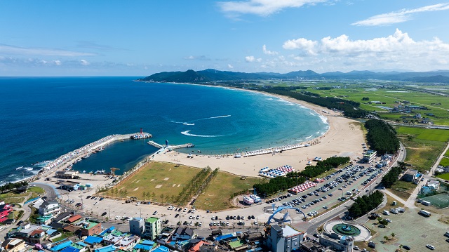 ▲ 영덕군 고래불해수욕장 전경.ⓒ영덕군