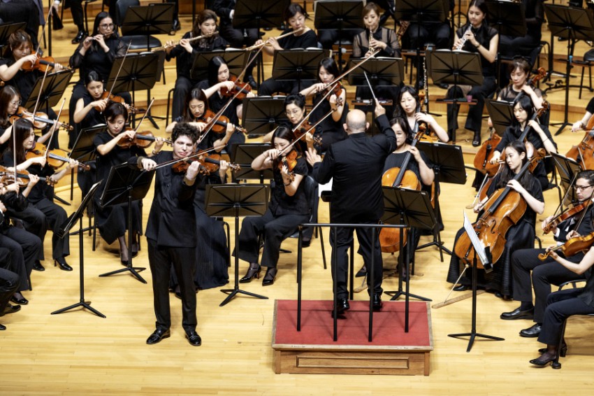 ▲ 지난 19일 서울 잠실 롯데콘서트홀에서 열린 서울시향 정기연주회.ⓒ서울시립교향악단