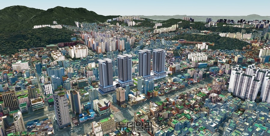 ▲ 관악구 봉천13구역 재개발 조감도 ⓒ서울시