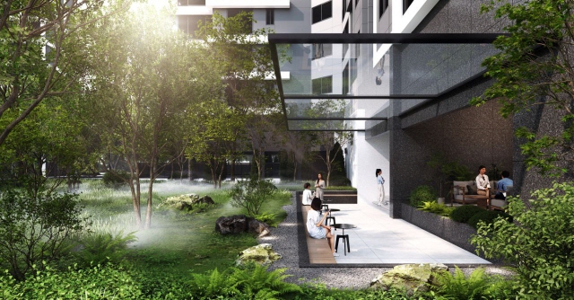 ▲ 대우건설 써밋 프라니티 정원 조감도ⓒ대우건설