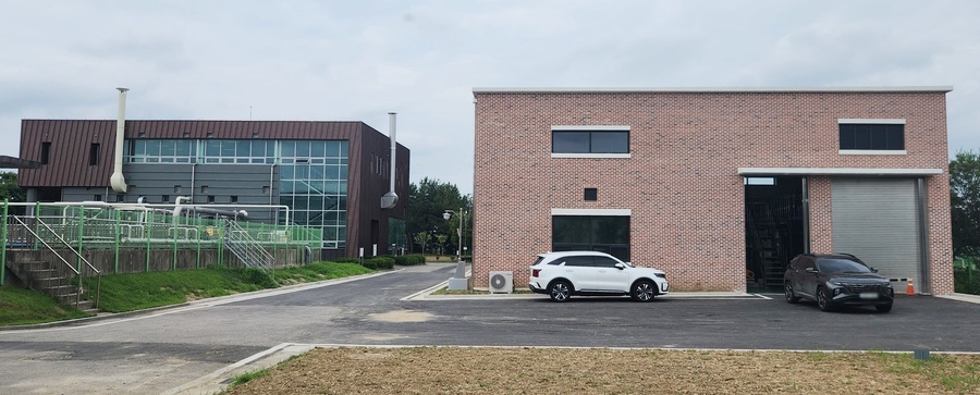 ▲ 강내 공공하수처리시설 전경. ⓒ청주시