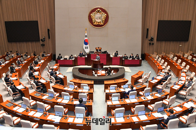 ▲ 예산결산특별위원회 제2차 전체회의가 지난 1일 오전 국회에서 열리고 있다.ⓒ이종현 기자