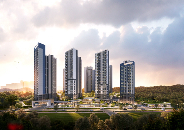 ▲ 왕숙2지구 A-1블록 투시도. ⓒ금호건설