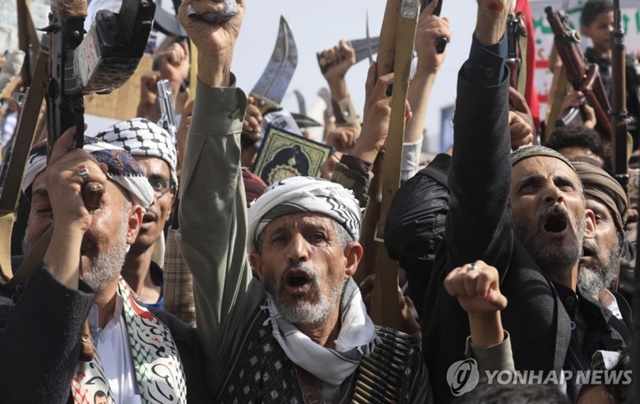 ▲ 예멘의 친이란 후티 반군. EPA 연합뉴스 자료사진. ⓒ연합뉴스