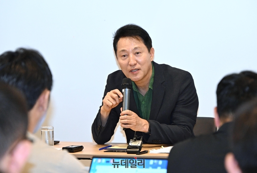 ▲ 오세훈 시장 기자단 간담회 ⓒ서울시
