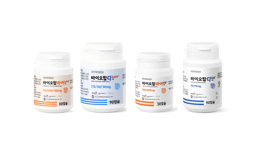 ▲ 바이오탑 시리즈. ⓒ한올바이오파마