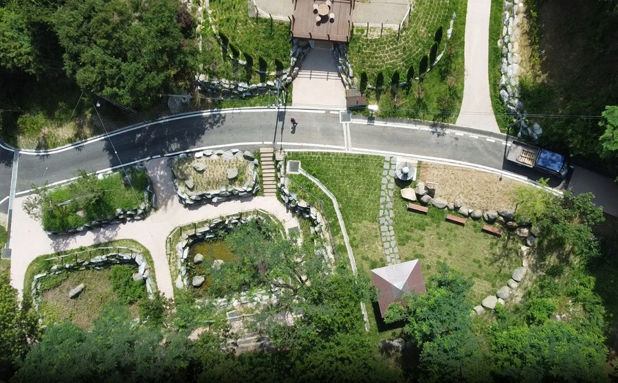 ▲ 매봉근린공원 모두의 정원 전경. ⓒ청주시