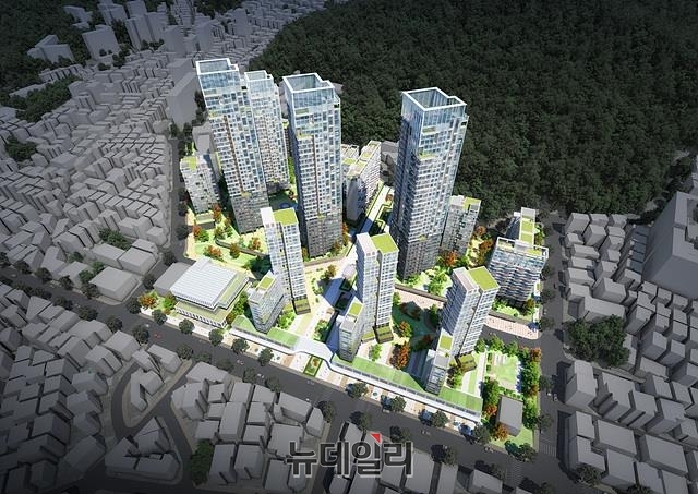 ▲ 신통1차 시흥1구역 주택정비형 재개발사업 조감도 ⓒ금천구