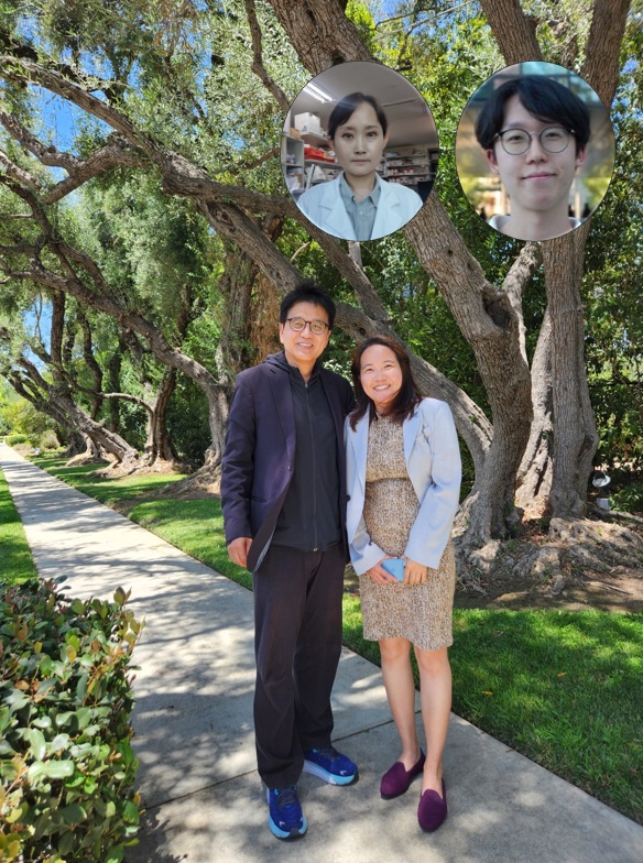▲ (왼쪽부터) 서성배 교수, 김진은 박사 (오른쪽 상단 왼쪽부터) 김신혜 박사, 정원교 연구원.ⓒKAIST