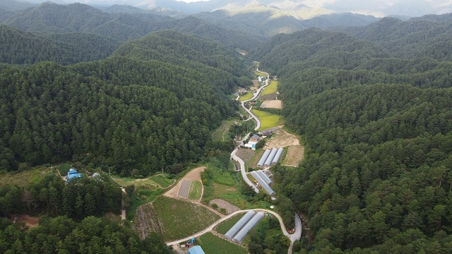 ▲ 울진군 소광리 전경.ⓒ울진군