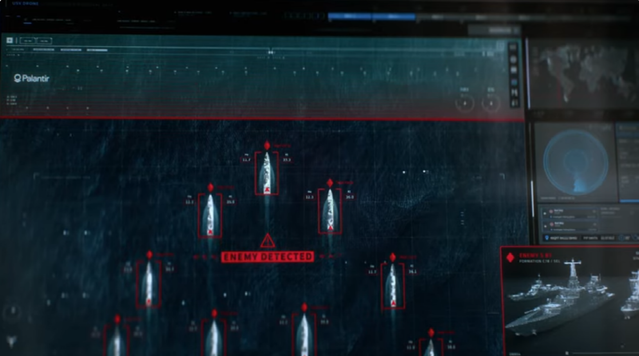 ▲ 미국 AI 국방기업 팔란티어가 공식 유튜브 채널에 공개한 영상 '전쟁의 미래'(The Future of Warfare). ⓒ팔란티어 유튜브 채널 캡처