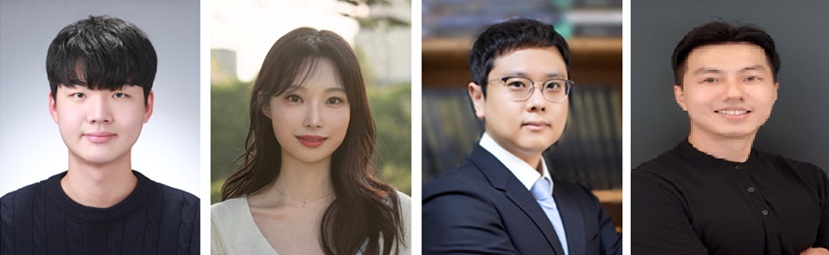 ▲ 공동연구팀. 왼쪽부터 송영호 연구원, 서인우 연구원, 방석호 교수,
조수연 교수.ⓒ성균관대