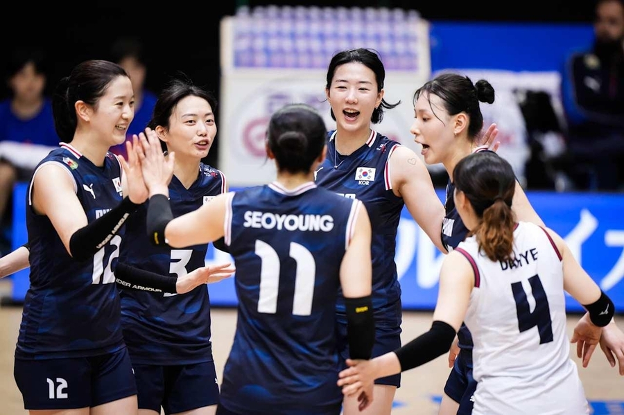 ▲ 한국 여자 배구대표팀이 폴란드에 세트스코어 1-3으로 무너졌다.ⓒFIVB 제공