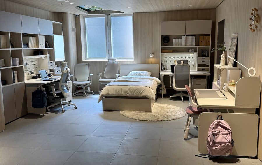 ▲ 공부방을 꾸민 모습도 인상적이었다. ⓒ김재홍 기자